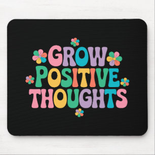 Tapis De Souris Croissance des pensées positives - Floral Inspirat