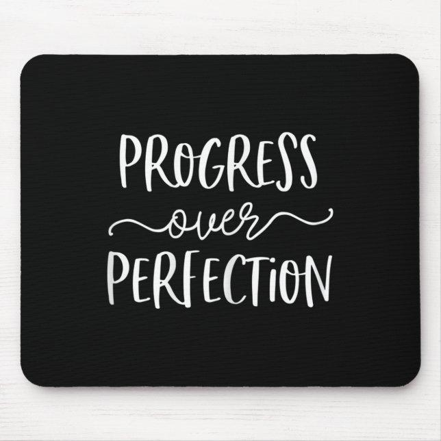 Tapis De Souris Croissance esprit enseignant chemise progrès sur p (Devant)