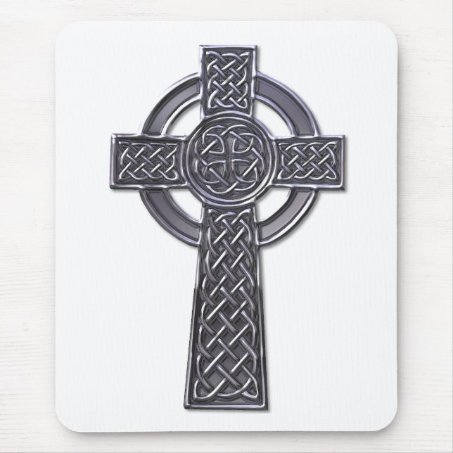 Tapis De Souris Croix celtique - Argent (Devant)