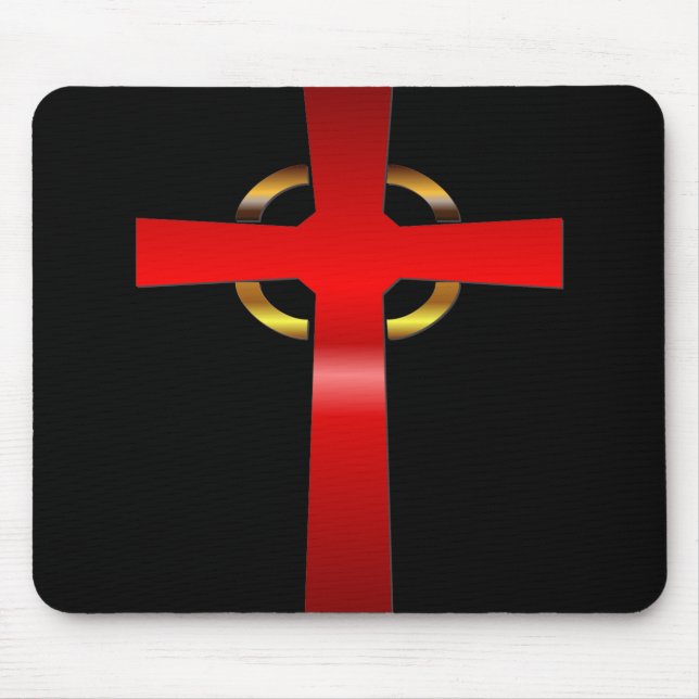 Tapis De Souris Croix celtique Mousepad (Devant)