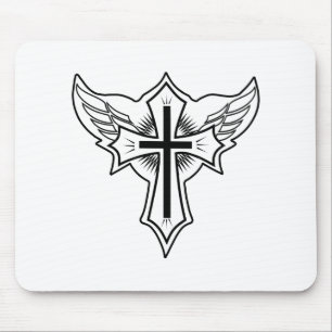 Tapis De Souris Croix chrétienne