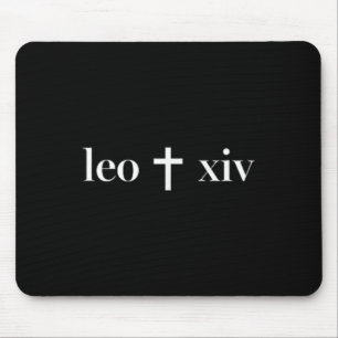 Tapis De Souris Croix chrétienne Faith religieuse minimale Pape Le