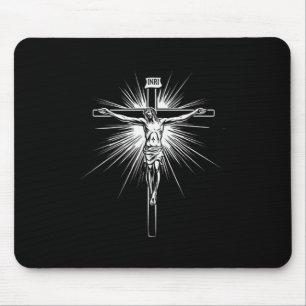 Tapis De Souris Croix chrétienne Jésus-Christ Hommes Femmes Chréti