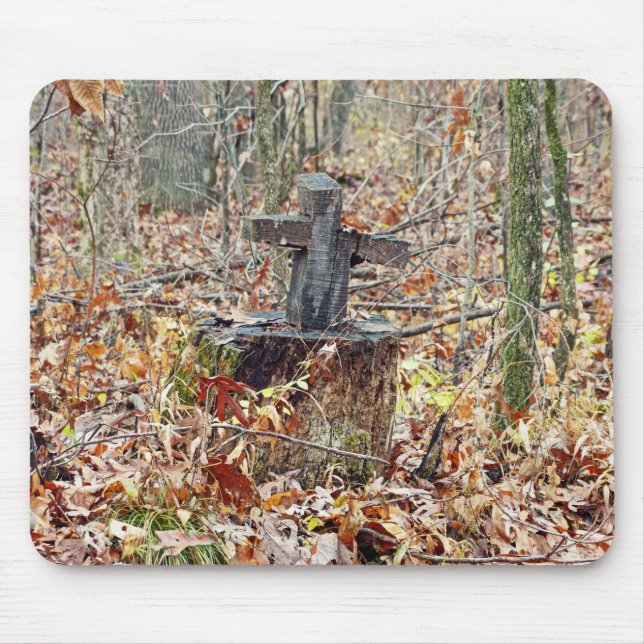 Tapis De Souris Croix dans les bois (Devant)