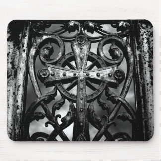 Tapis De Souris Croix de coeur du cimetière