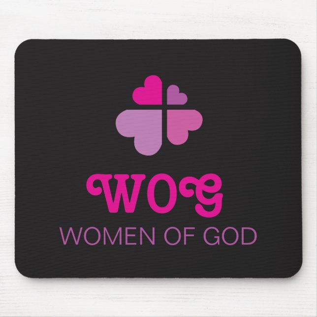 Tapis De Souris Croix de cœurs (Devant)