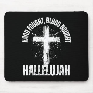 Tapis De Souris Croix de Hallelujah sauvée au prix du sang duremen