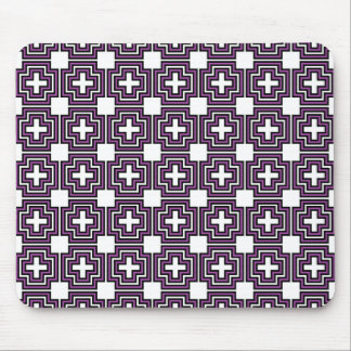 Tapis De Souris Croix et Carré pourpre - Mousepad