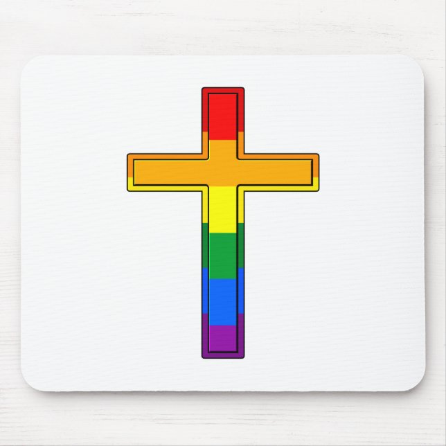 Tapis De Souris Croix gay (Devant)