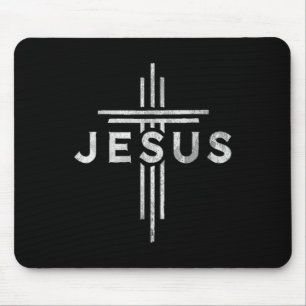 Tapis De Souris Croix Jésus Christ Vintage Jésus Christ Croix