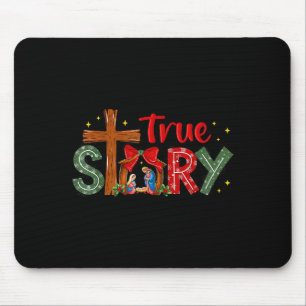 Tapis De Souris Croix Jésus Noël Religieux Chrétien Xmas Vrai
