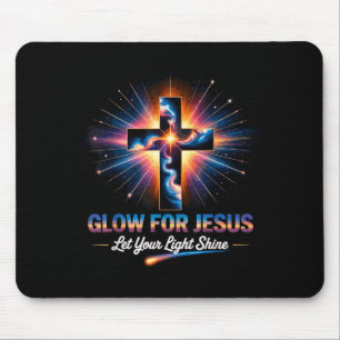 Tapis De Souris Croix Lumière pour Jésus