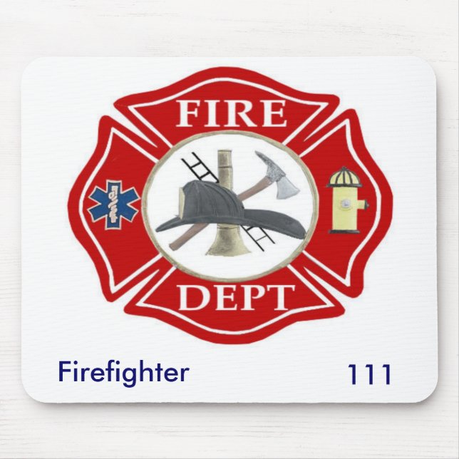 Tapis De Souris Croix maltaise Mousepad (Devant)