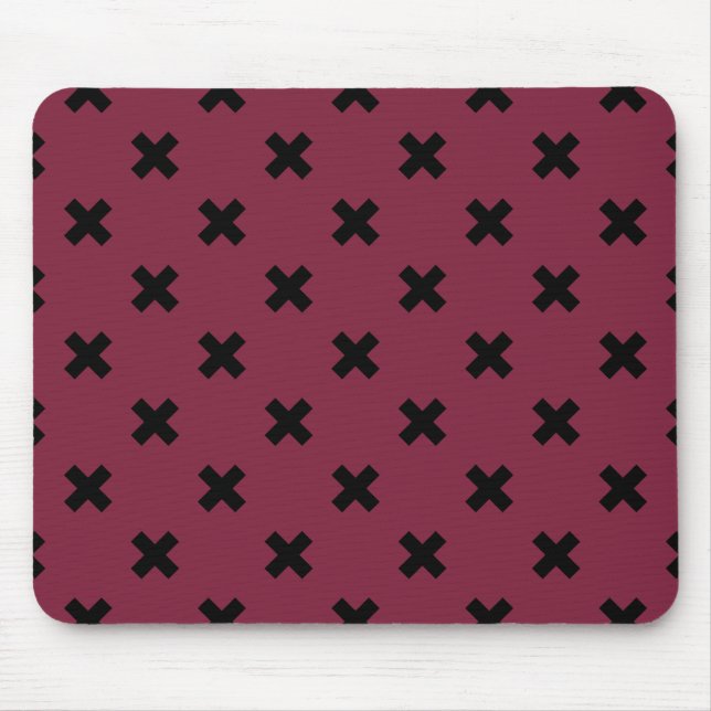 Tapis De Souris Croix noire sur mûrier (Devant)