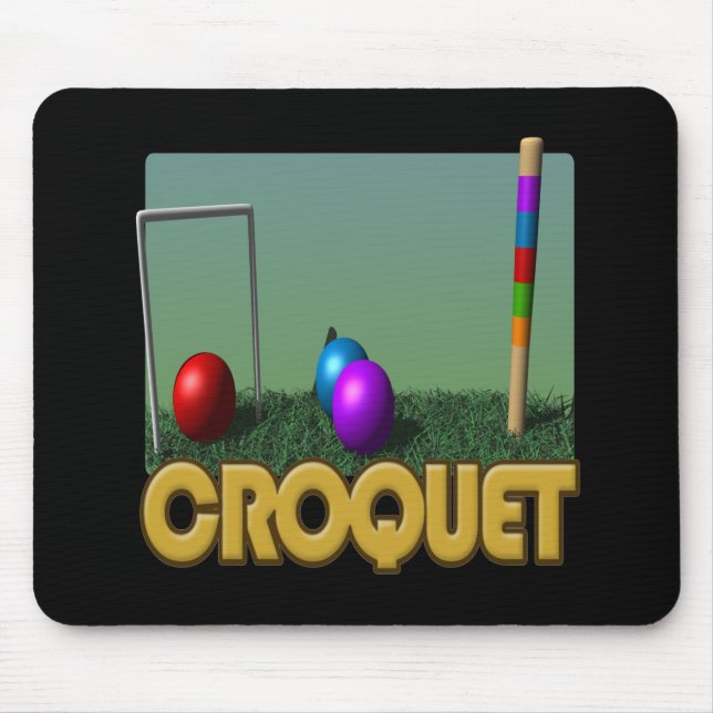 Tapis De Souris Croquet 5 (Devant)