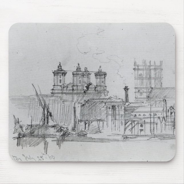 Tapis De Souris Croquis de Westminster, 1860 (Devant)