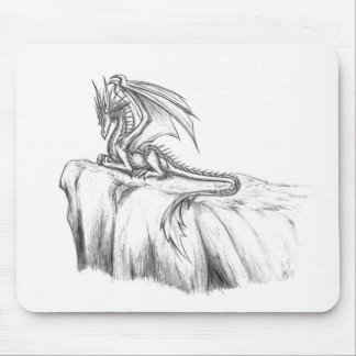 Tapis De Souris Croquis Mousepad de dragon