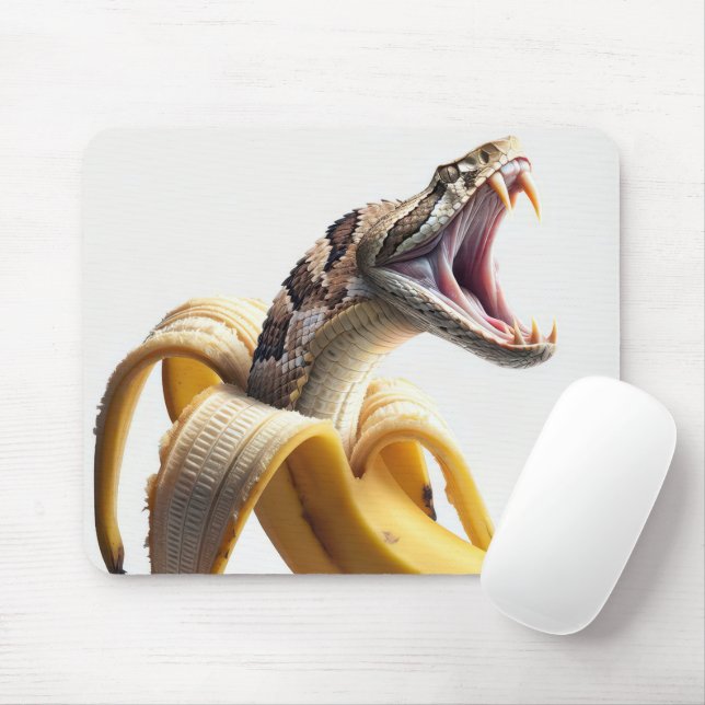 Tapis De Souris Crotale et fusion banane (Avec souris)