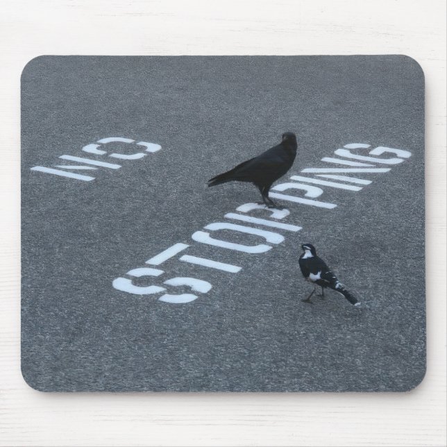 Tapis De Souris Crow et Magpie (Devant)