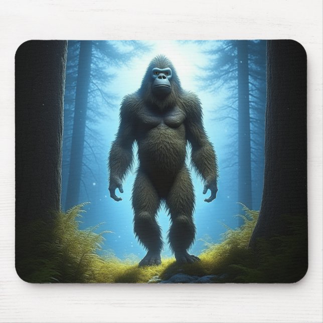 Tapis De Souris Croyants Sasquatch Bigfoot (Devant)