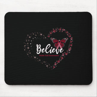 Tapis De Souris Croyez Coeur Bourgogne Leopard RainbowSickle Cell