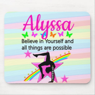 TAPIS DE SOURIS CROYEZ EN VOUS-MÊME GYMNASTICS DESIGN