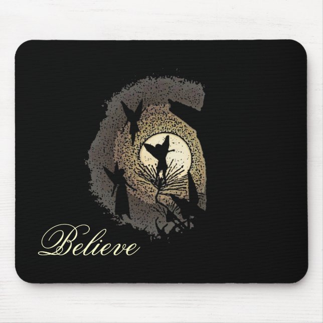 Tapis De Souris "Croyez" les fées dans le cadeau de Mousepad de (Devant)