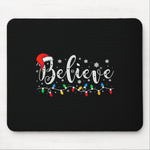 Tapis De Souris Croyez Noël Père Noël Pajamas Famille Reuni
