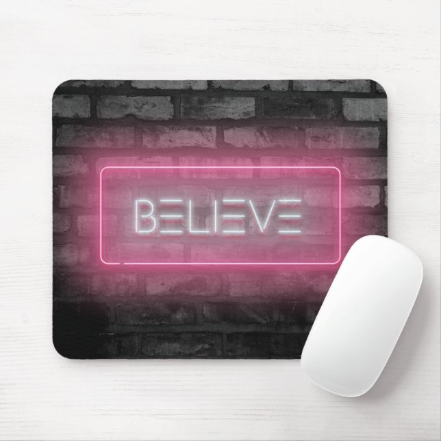 Tapis De Souris CROYEZ Pink Neon Sign Pad Souris (Avec souris)