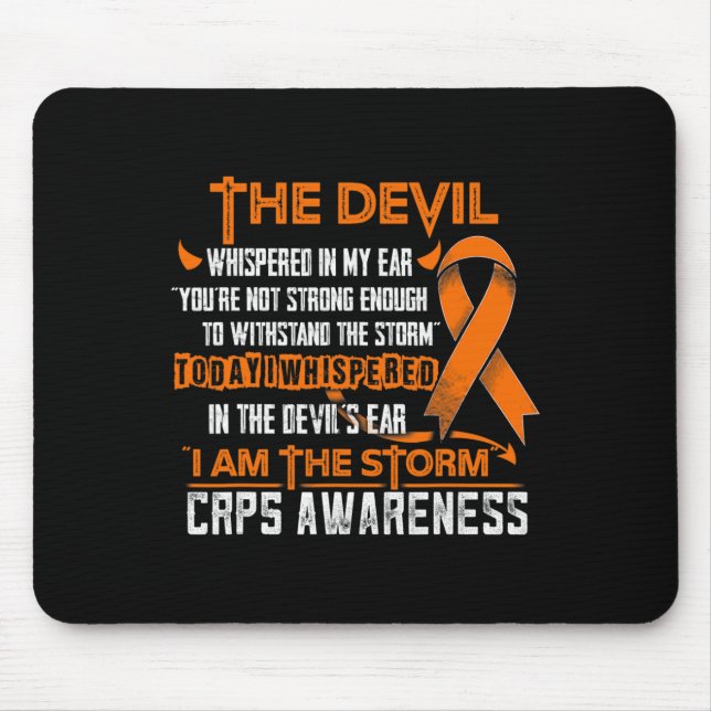 Tapis De Souris Crps Conscience Je Suis Le Diable De La Tempête (Devant)
