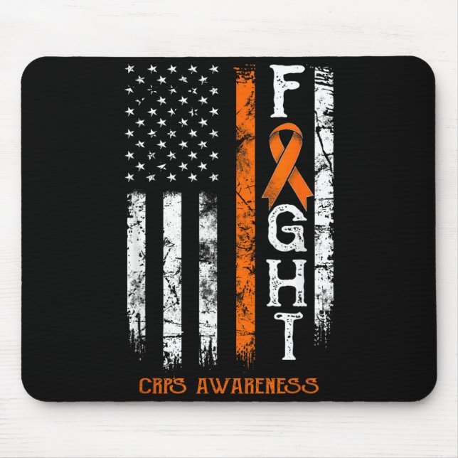 Tapis De Souris Crps Guerrier Drapeau États-Unis (Devant)
