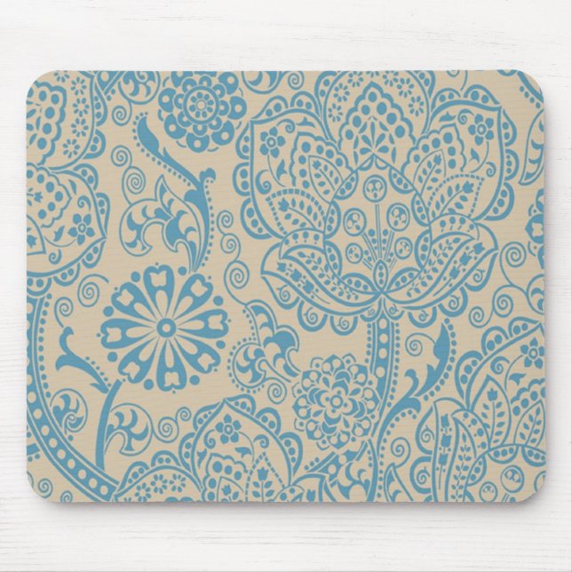Tapis De Souris cru bleu (Devant)