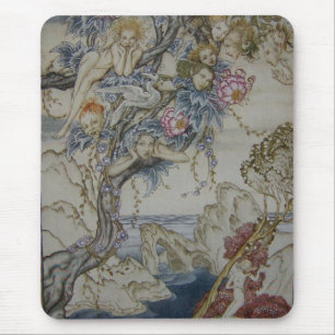 Tapis De Souris Cru - fées dans la tempête,