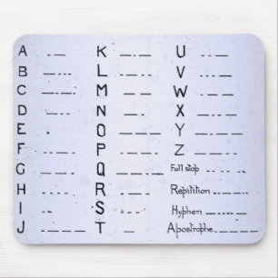 Tapis De Souris Cru titanique S.O.S. de code Morse de RMS