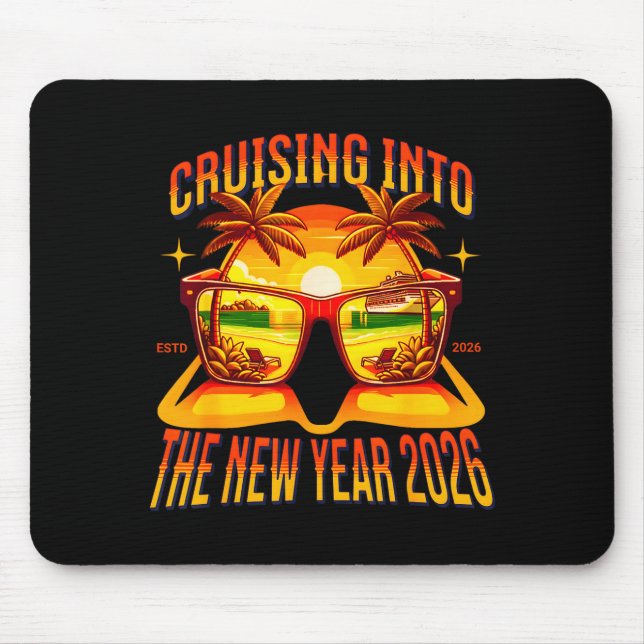 Tapis De Souris Cruising Into The New Year 2026  (Devant)