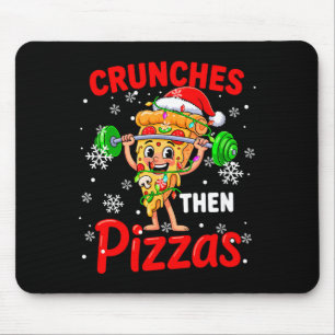 Tapis De Souris Crunches puis Zzas Xmas Santa Zza Musculation Gym