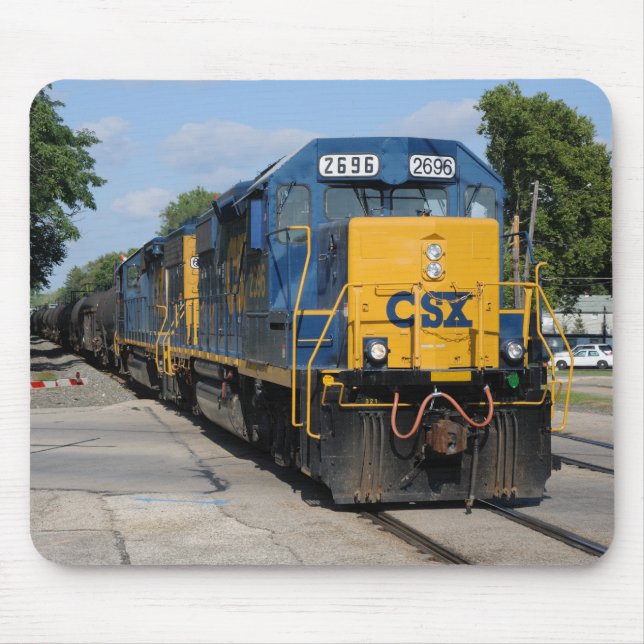 Tapis De Souris CSX 2696 en tête Westbound CSX C729 (Devant)
