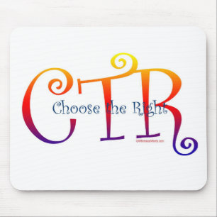 TAPIS DE SOURIS CTR-CHOOSE LA DROITE