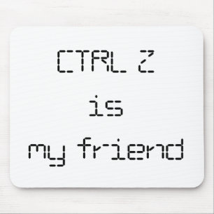 Tapis De Souris CTRL Z Mousepad
