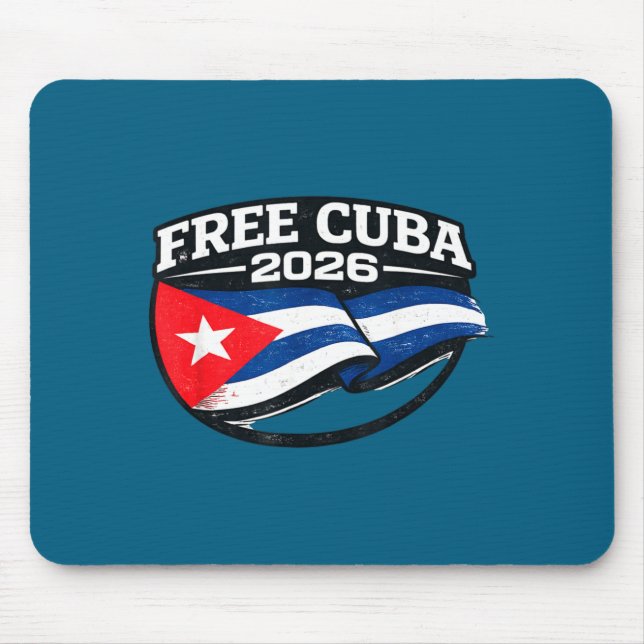 Tapis De Souris Cuba Cuba Libre Doctrine de Monroe Illustration (Devant)