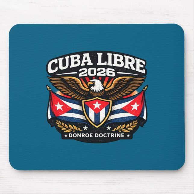 Tapis De Souris Cuba Cuba Libre Doctrine Monroe Conception (Devant)
