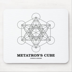 Tapis De Souris Cube de Metatron (Géométrie Sacrée)
