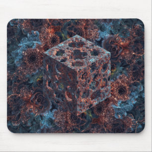 Tapis De Souris Cube fractal avec découpe Mandelbrot