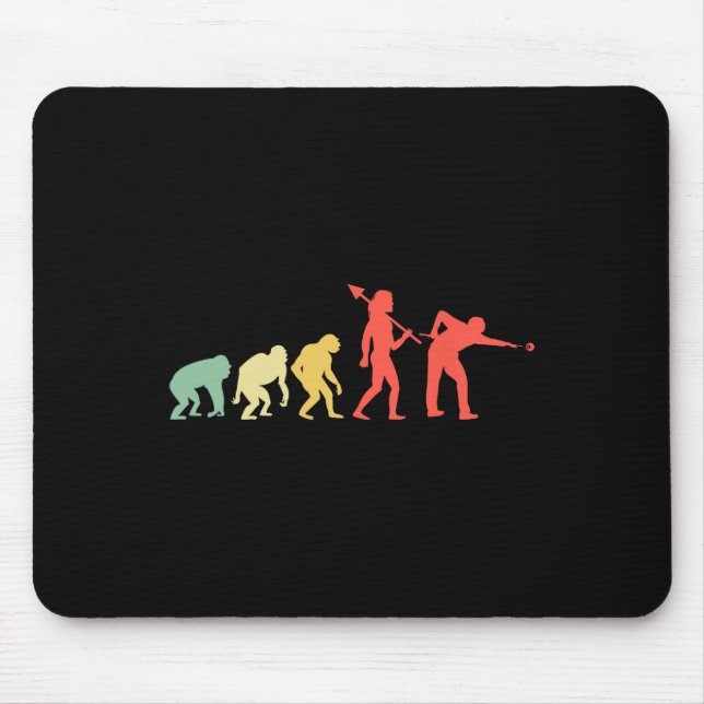 Tapis De Souris Cue de billard du billard du billard du billard de (Devant)