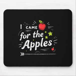 Tapis De Souris Cueillette de pommes d'automne Aventure Célébratio