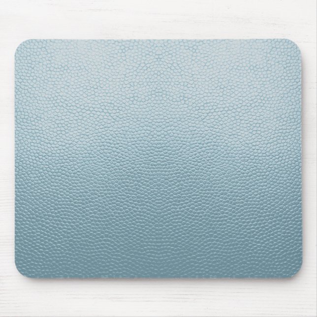 Tapis De Souris Cuir bleu pastel (Devant)