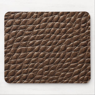 Tapis De Souris 💛 Cuir Brun Gras Épais Bureau Fort Moderne de Bur
