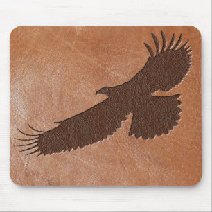 Tapis De Souris Cuir de relief d'Eagle