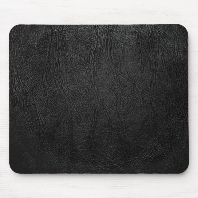 Tapis De Souris Cuir noir de Digitals (Devant)