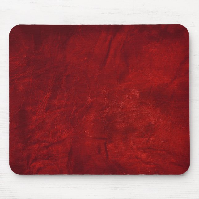 Tapis De Souris cuir rouge abstrait (Devant)